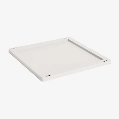 Made in Design Lid plastic material white / For Basket Colour Crate Medium Square &amp; Cube 30 x 30 cm - Hay