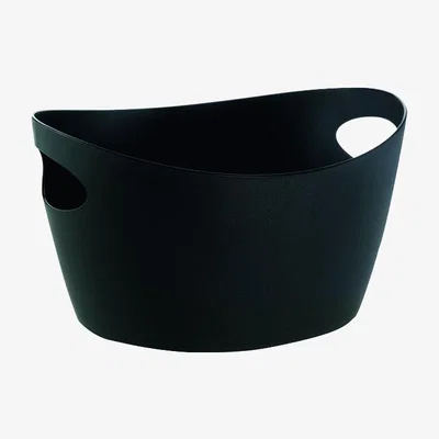 Made in Design Bottichelli L Basket - L 49 x H 24 cm by Koziol Black