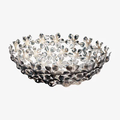 Made in Design Kachnar I Basket by Driade Kosmo Silver/Metal