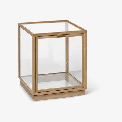 Made in Design Miru Storage - / 40 x 40 x H 42 cm - Glass & oak by Ferm Living Natural wood