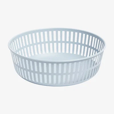 Made in Design Panier Basket - / Ø 22 cm - Steel by Hay Blue