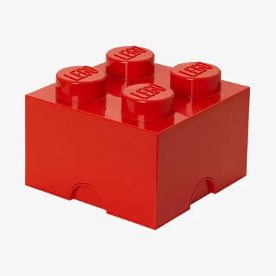 Made in Design Lego® Brick Box by ROOM COPENHAGEN Red