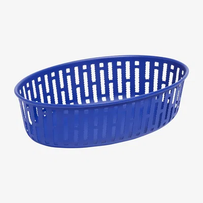 Made in Design Panier Basket - / 25 x 16 cm - Steel by Hay Blue