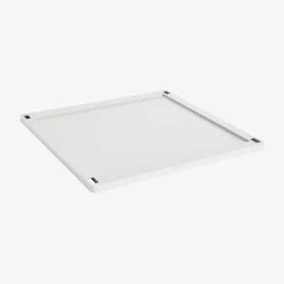 Made in Design Lid plastic material white / For Basket Colour Crate Large Square 43 x 43 cm - Hay