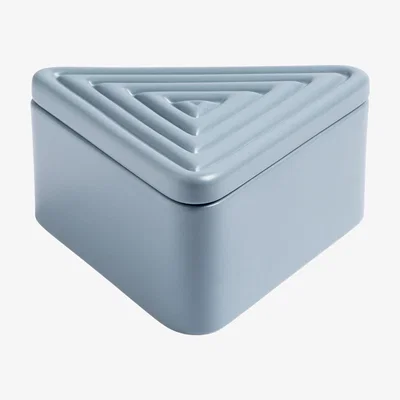 Made in Design Triangle Box - / 16 x 17 cm by & klevering Blue