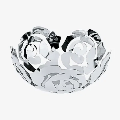 Made in Design La Rosa Basket by Alessi Metal