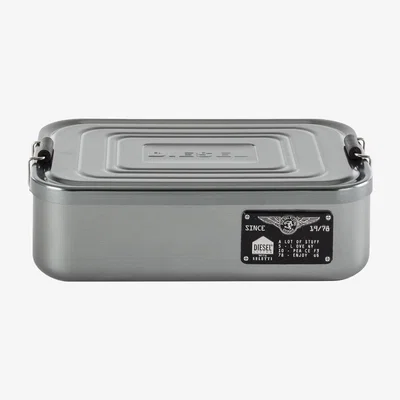 Made in Design Bento Large Box - / Metal - L 23 x H 7 cm by Diesel living with Seletti Metal