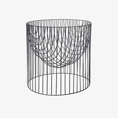 Made in Design Caterina XL Basket - Ø 60 x H 60 cm / Metal by Serax Black