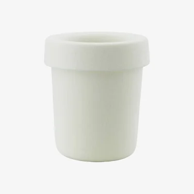 Made in Design Hide Wastepaper basket textile white / Recycled Felt - Normann Copenhagen