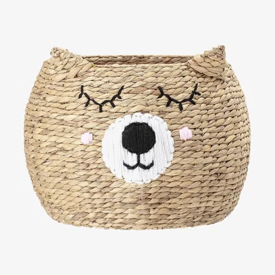 Made in Design Ourson Basket - / Water hyacinth by Bloomingville Beige