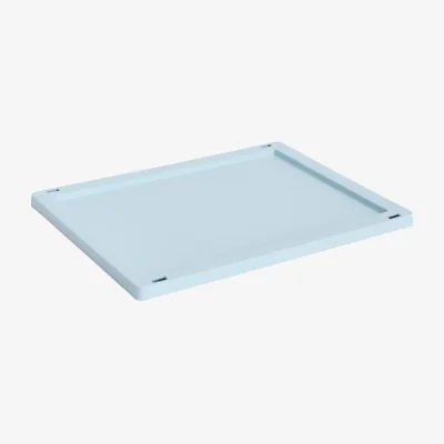 Made in Design Lid plastic material blue / For Basket Colour Crate Medium 27 x 35 cm - Hay
