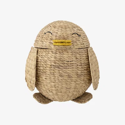 Made in Design Pingo Basket cane & fibres beige / Ø 38 x H 47 cm - Water hyacinth - Bloomingville