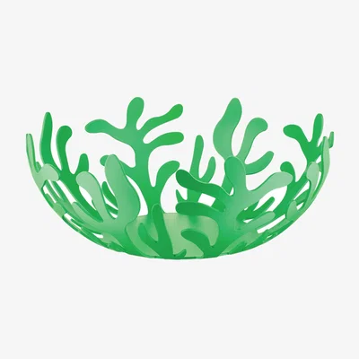 Made in Design Mediterraneo Basket metal green / Ø 25 cm - Steel - Alessi