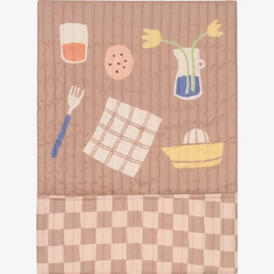 Made in Design Vibes Breakfast Wall organizer textile beige / L 55 x H 70 cm - NOBODINOZ