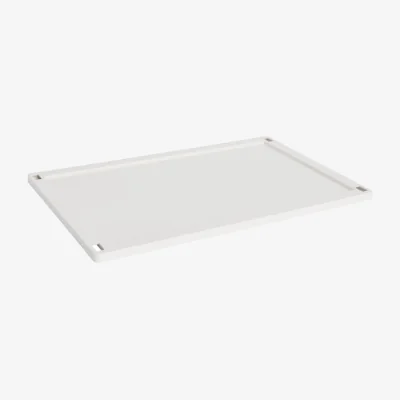 Made in Design Lid plastic material white / For Basket Colour Crate Large 35.5 x 54.5 cm - Hay