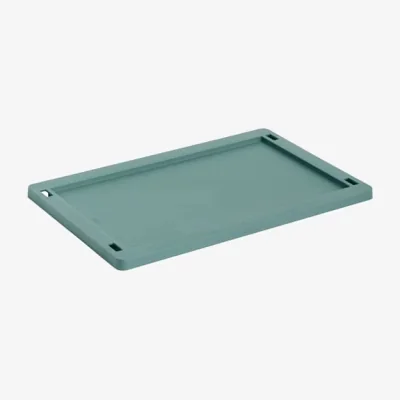 Made in Design Lid plastic material green / For Basket Colour Crate Small 17.5 x 27 cm - Hay