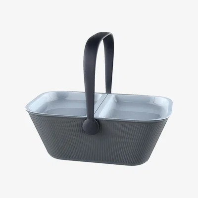 Made in Design PetNic Basket by Alessi Grey