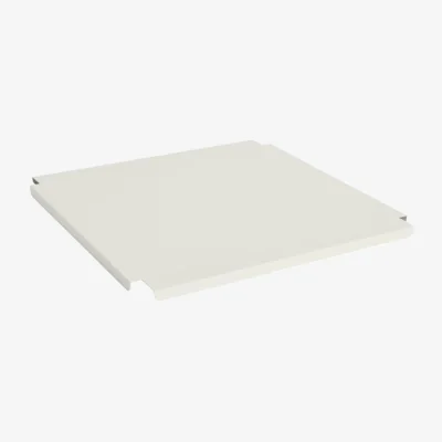 Made in Design Lid metal white / For Basket Colour Crate Large Square 42,5 x 42,5 cm - Hay