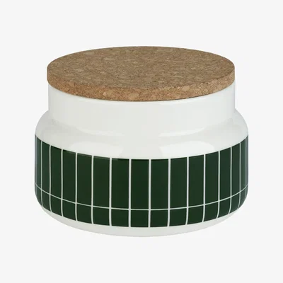 Made in Design Tiiliskivi Box - / 0.7 L - Sandstone & cork by Marimekko Green