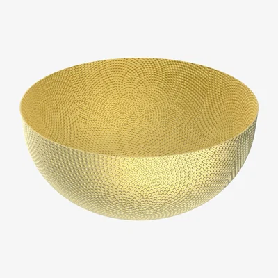 Made in Design Uta Basket - / Brass - Ø 29 cm by Alessi Gold