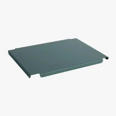 Made in Design Lid metal green / For Basket Colour Crate Medium 26.5 x 34.5 cm - Hay
