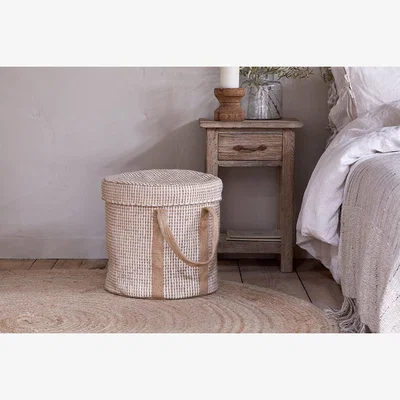 Nkuku nkuku Rohia Laundry Basket | Storage | Natural/Cream