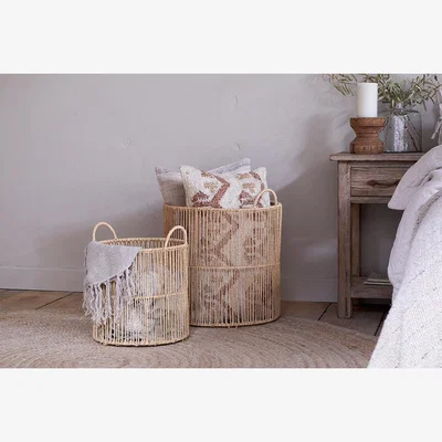 Nkuku nkuku Kanika Jute Basket | Storage | Natural | Small