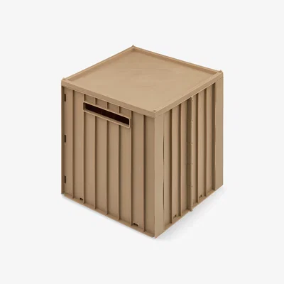Nordic Nest Liewood Elijah storage box with lid 31x31 cm Oat