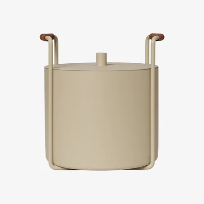 Nordic Nest Ferm Living Port kindling and ash bucket Cashmere