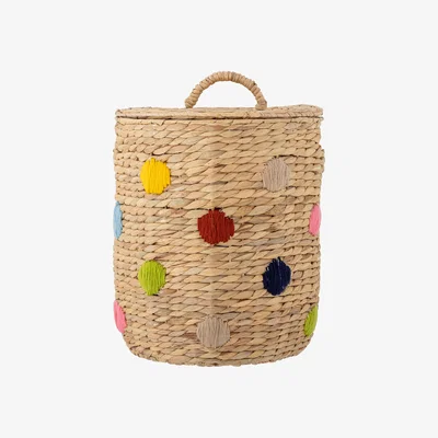 Nordic Nest Bloomingville Jooha storage box with lid Natural-multi