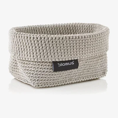 Nordic Nest blomus Tela textile basket M 10x15 cm Sand