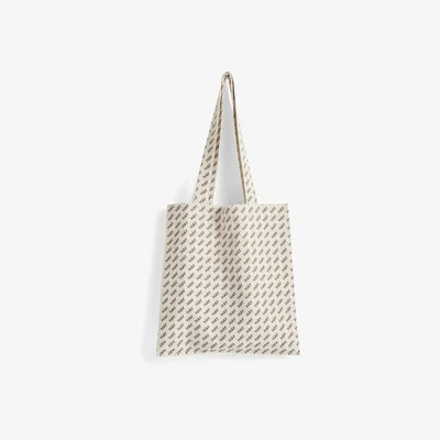 Nordic Nest HAY HAY Logo fabric bag Burgundy