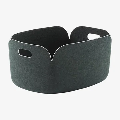 Nordic Nest Muuto Restore storage basket Dark green