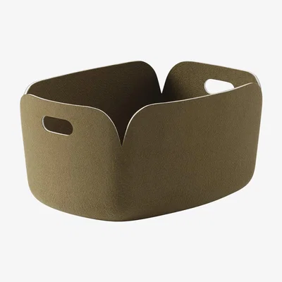 Nordic Nest Muuto Restore storage basket Brown Green