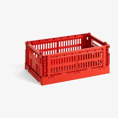 Nordic Nest HAY Colour Crate S 17x26.5 cm Red