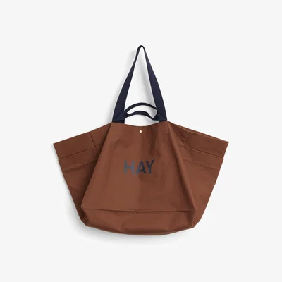 Nordic Nest HAY Weekend Bag Organic bag L Milk chocolate