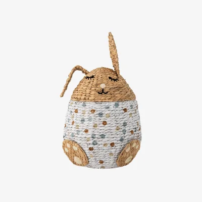 Nordic Nest Bloomingville Villja basket with lid Multi