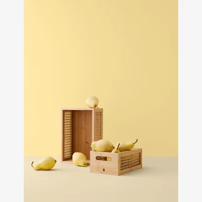 Nordic Nest RIG-TIG Bamboo box storage box 15x25 cm Bamboo