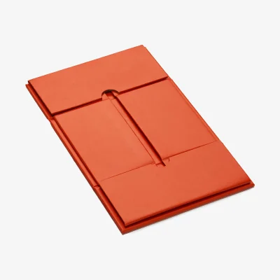 Nordic Nest TÔNN furniture Pac box storage box Danish red small 11x10.5x16 cm 2-pack