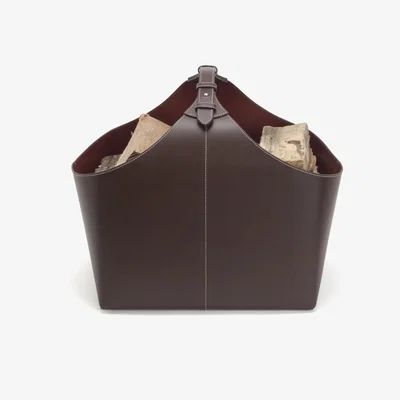 Nordic Nest Ørskov firewood basket brown
