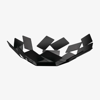 Nordic Nest Alessi La Stanza dello Scirocco fruit basket Black small