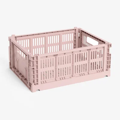 Nordic Nest HAY Colour Crate M 26.5x34.5 cm Blush