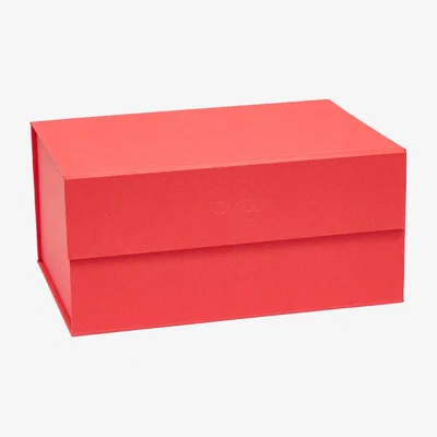 Nordic Nest OYOY Hako storage box A5 Cherry red