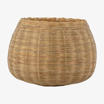 Nordic Nest Bloomingville Ottine storage basket Ø35x26 cm Bamboo