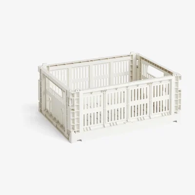 Nordic Nest HAY Colour Crate M 26.5x34.5 cm Off-white