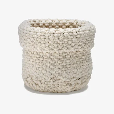 Nordic Nest Rope storage basket nature white