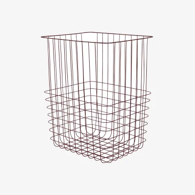 Nordic Nest Mette Ditmer Store-it storage basket with cotton bag large Wine