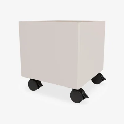 Nordic Nest Montana Montana Mini Play storage box with wheels Clay
