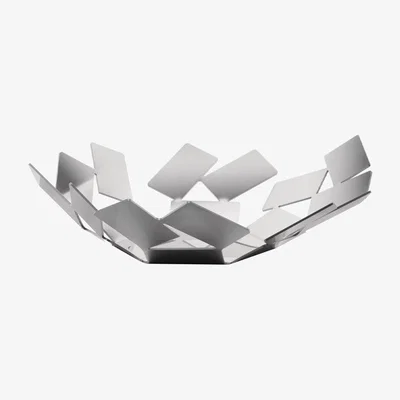 Nordic Nest Alessi La Stanza dello Scirocco basket Stainless steel small