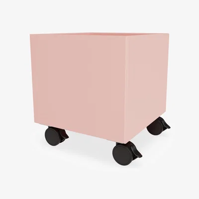 Nordic Nest Montana Montana Mini Play storage box with wheels Ruby